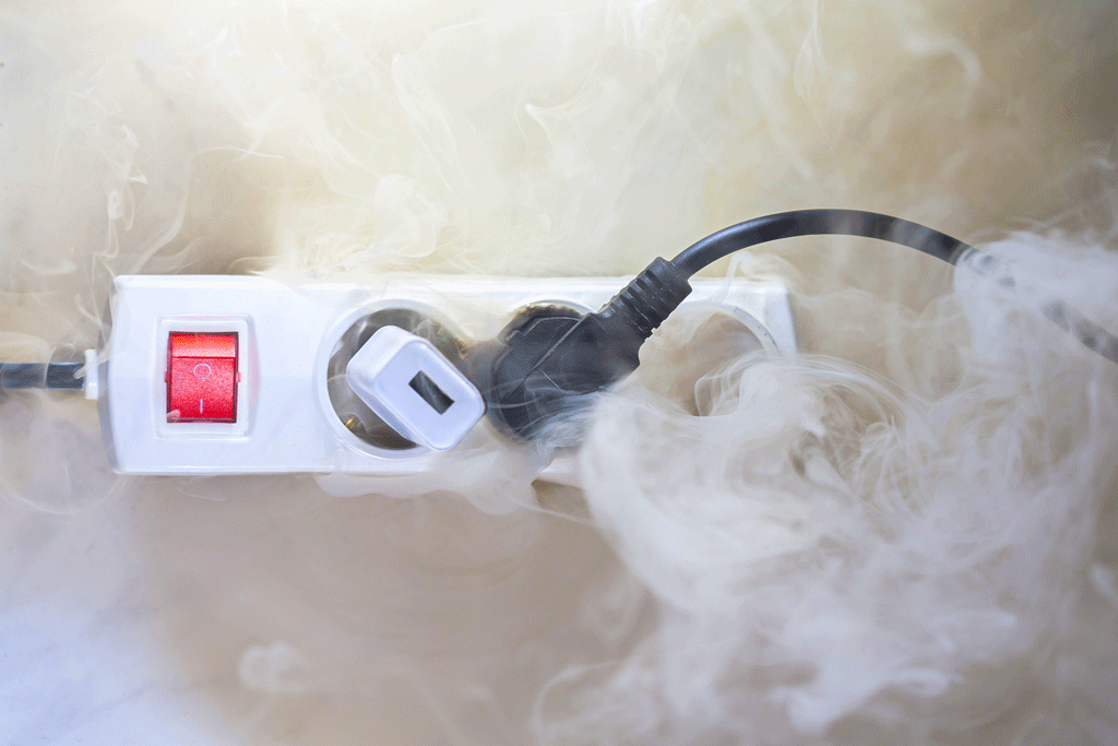 smoke from electrical wire fire emergency electrical repair canton tx terrell tx