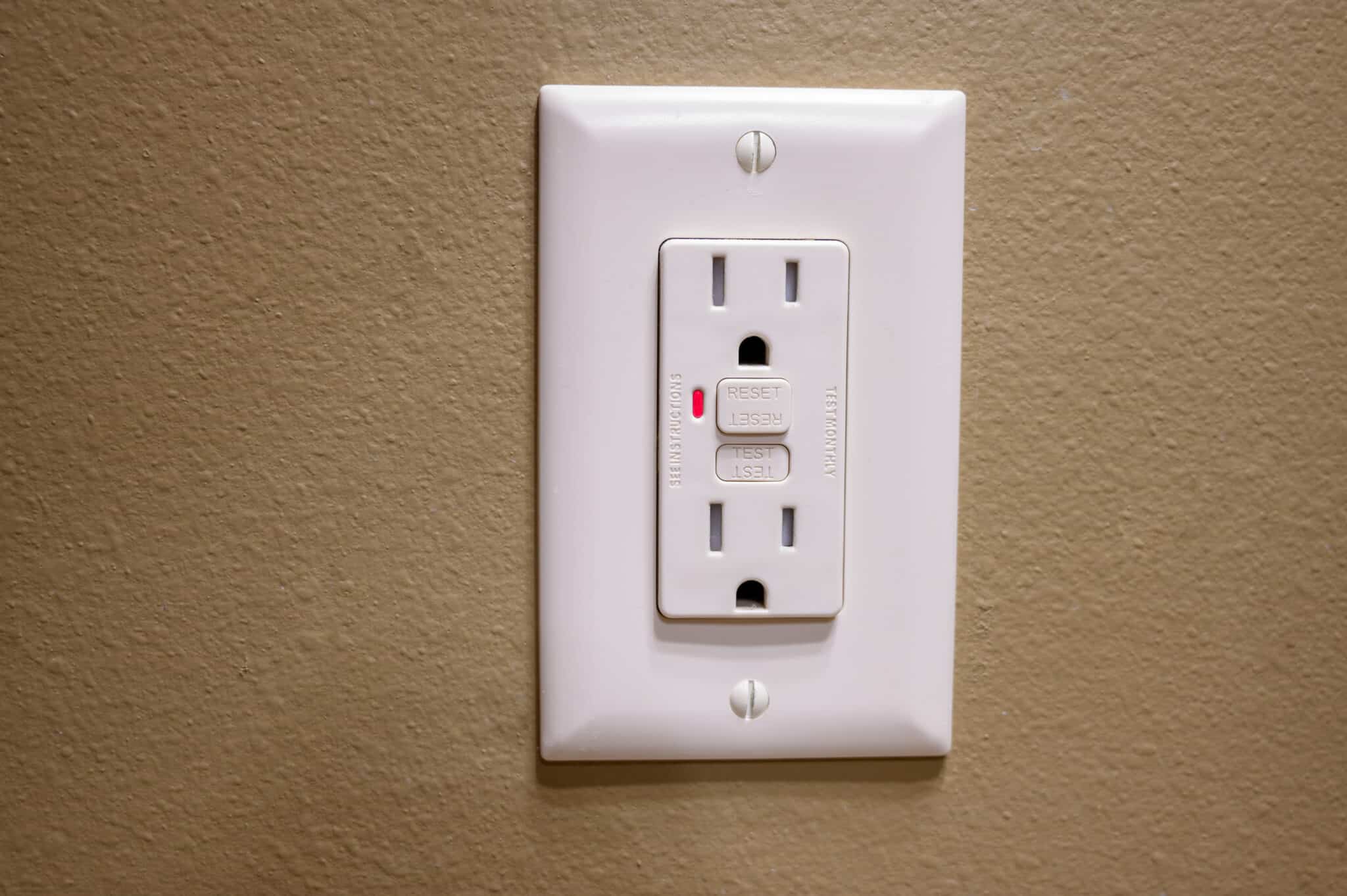 GFCI outlets.
